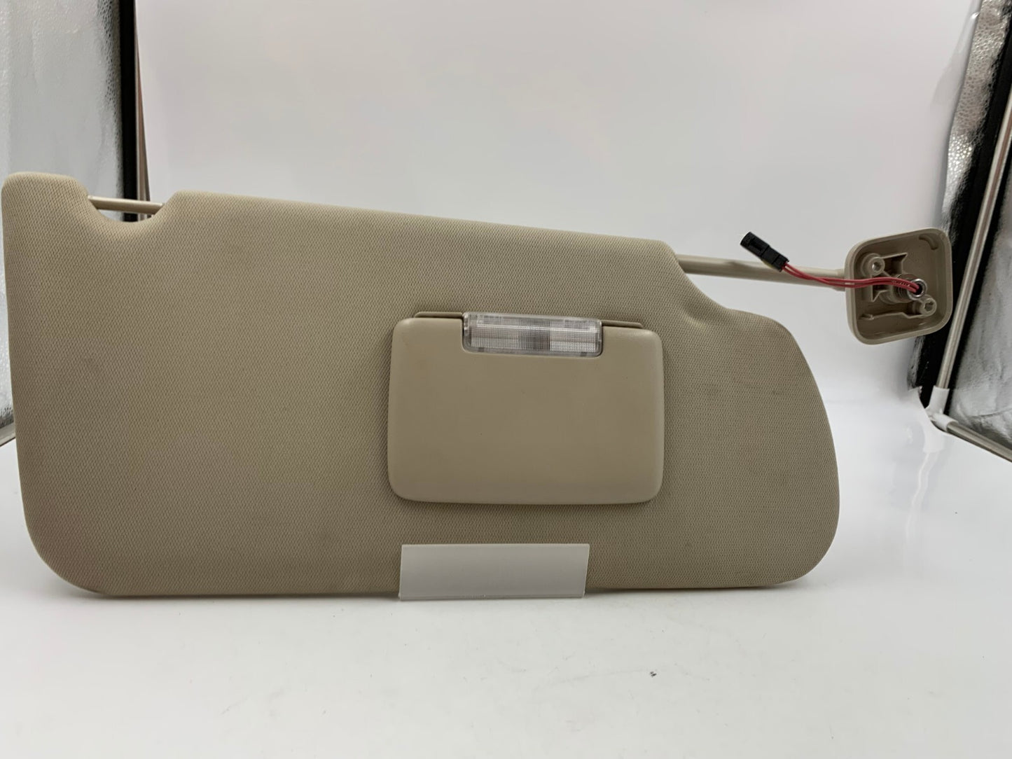 2009-2012 Ford Flex Passenger Sun Visor Sunvisor Gray Illuminated OEM B03B16090