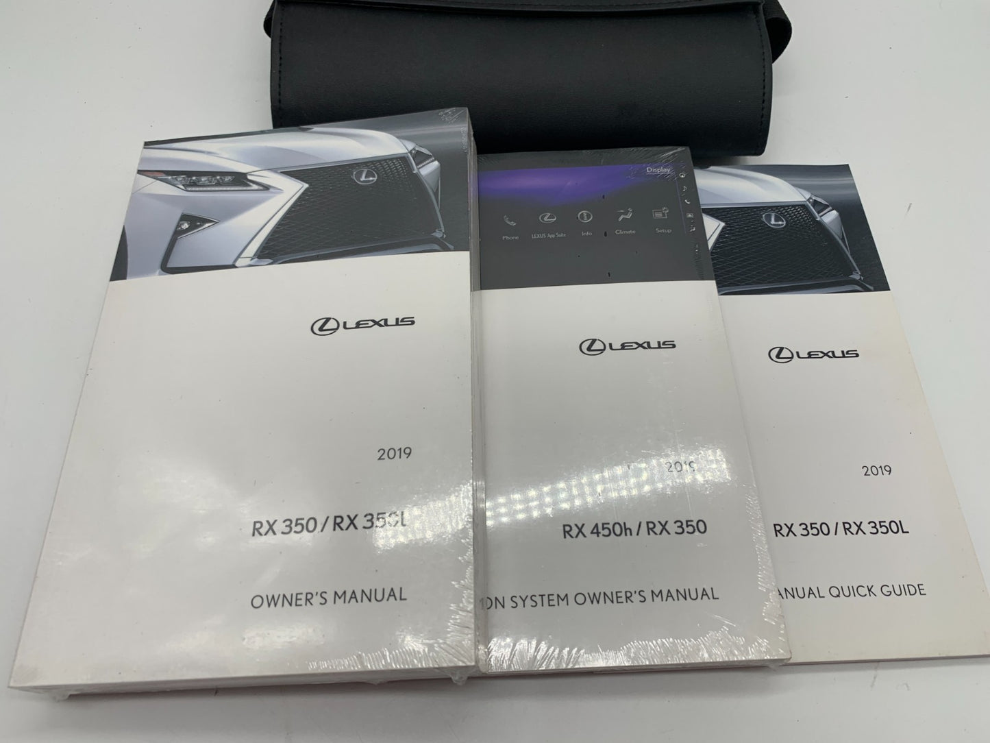 2019 Lexus RX350 RX350L Owners Manual Set with Case OEM D01B41076