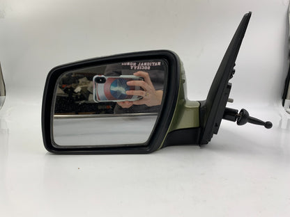 2010-2013 Kia Soul Driver Side View Manual Door Mirror Green OEM C02B07003