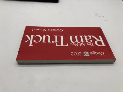 2002 Dodge Ram Truck Owners Manual Set with Case OEM E02B18004