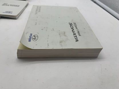 2013 Hyundai Sonata Owners Manual Set with Case OEM R01B23010