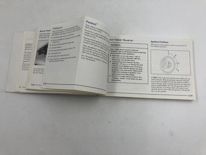 2002 Pontiac Grand Am Owners Manual OEM B03B32007