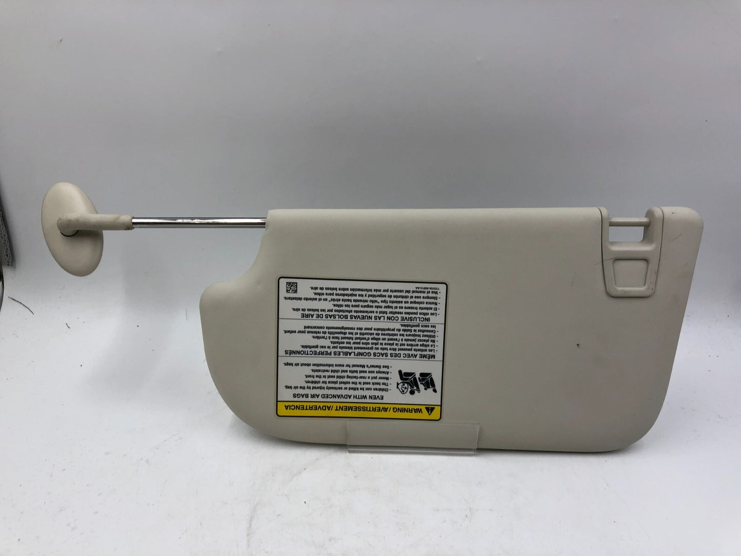 2013-2018 Ford Escape Passenger Sun Visor Sunvisor Ivory OEM B04B30001