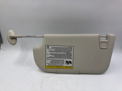 2013-2018 Ford Escape Passenger Sun Visor Sunvisor Ivory OEM B04B30001