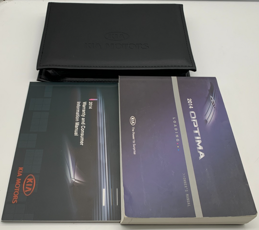 2014 Kia Optima Sedan Owners Manual Set with Case OEM B04B35012