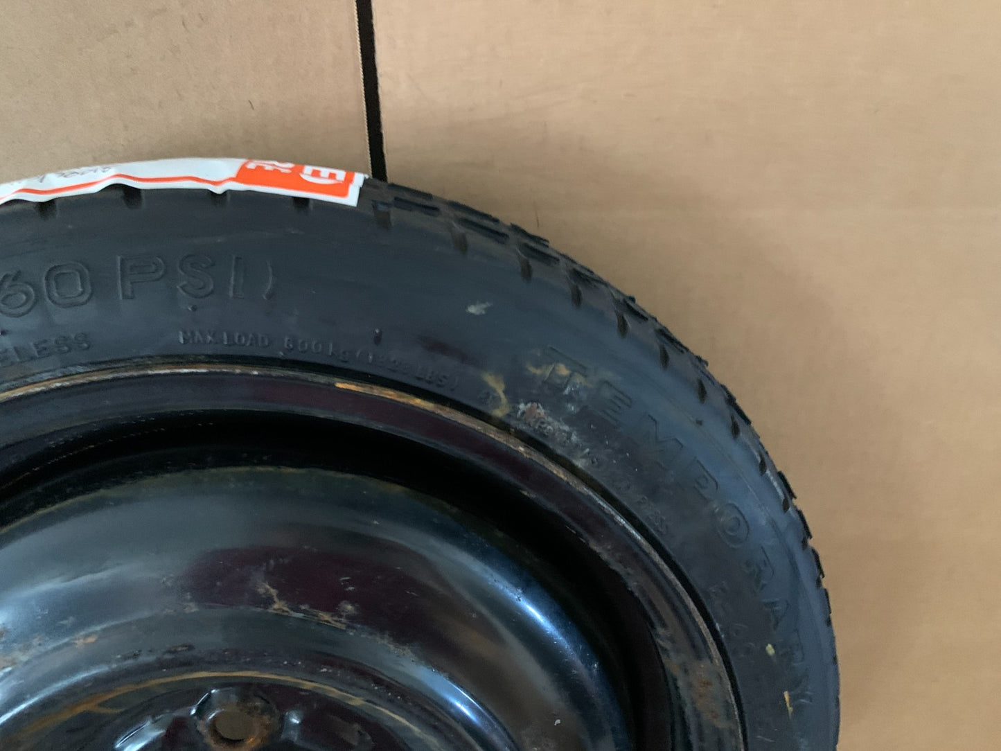 2010-2013 Mazda 3 Mazda3 15" Spare Tire Compact Donut T115/70D15