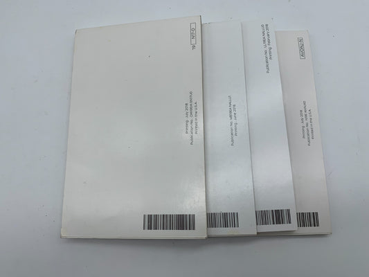 2019 Nissan Versa Sedan Owners Manual Set with Case OEM A01B30089