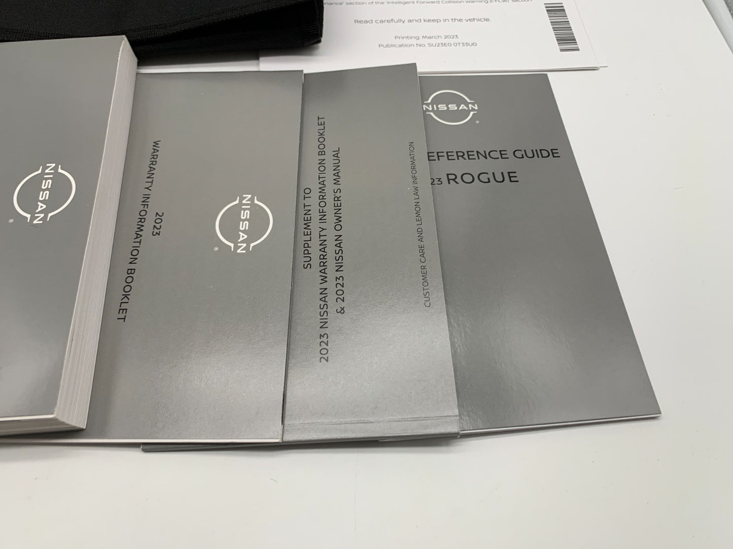 2023 Nissan Rogue Owners Manual Set OEM B04B25008