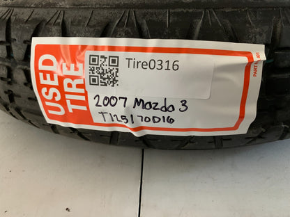 2004-2013 Mazda 3 Mazda3 16" Spare Tire Compact Donut T125/70D16