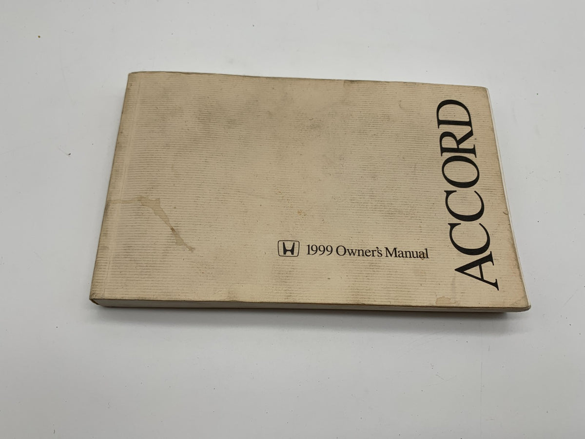 1999 Honda Accord Owners Manual OEM C01B56013