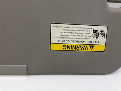 2010-2013 Kia Soul Passenger Sun Visor Gray OEM C04B16023