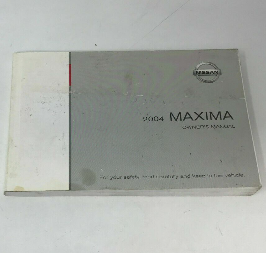 2004 Nissan Maxima Owners Manual OEM A01B52084
