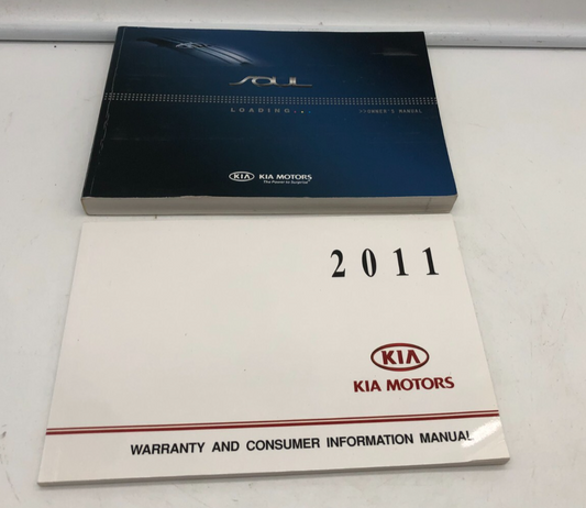 2011 Kia Soul Owners Manual Set OEM E01B17032