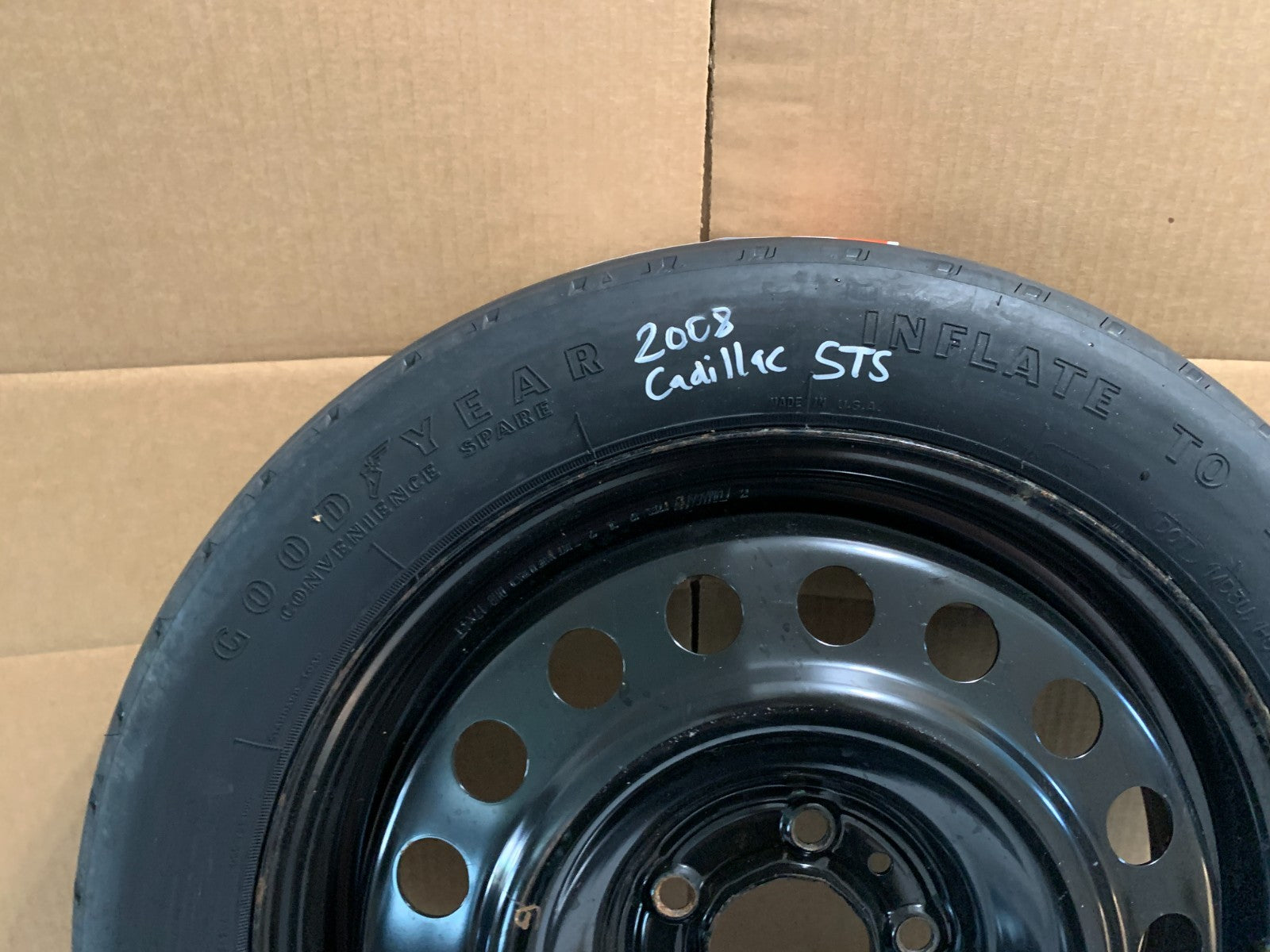 2006-2011 Cadillac STS Spare Tire 16" Compact Emergency Spare T145/70R17