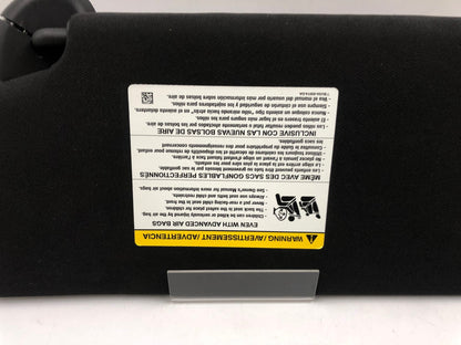 2011-2015 Ford Explorer Passenger Sun Visor Illuminated Black OEM D03B26043