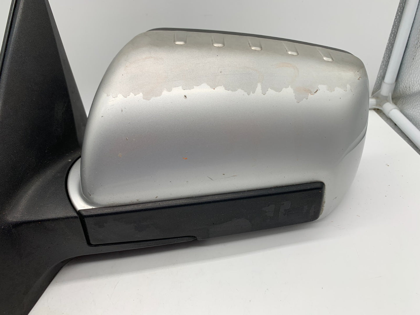 2010-2013 Kia Soul Driver Side View Manual Door Mirror Black OEM Silver