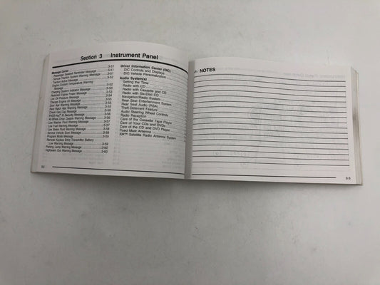 2006 Buick Rendezvous Owners Manual OEM D04B46059