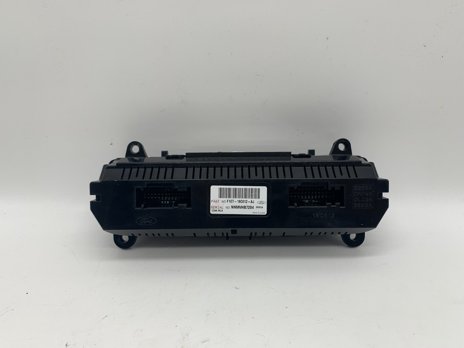 2015-2018 Ford Focus Climate Control AC Heater Unit OEM F1ET19980JJ