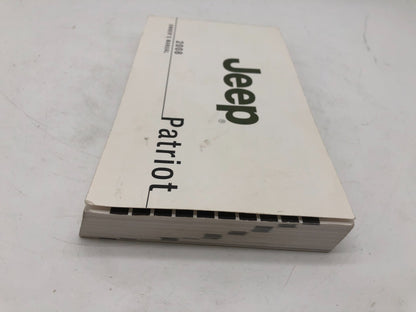 2008 Jeep Patriot Owners Manual OEM A03B03003