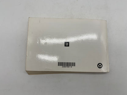 2012 Chevrolet Sonic Owners Manual Set OEM