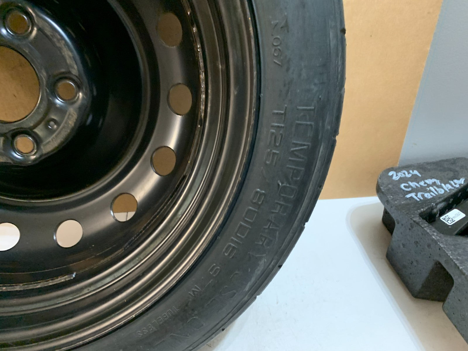 2011-2018 Kia Optima 16" Spare Tire Compact Donut T125/80D16 OEM Spare