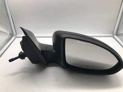 2011-2014 Chevrolet Cruze Passenger Side View Manual Door Mirror Black D01B49047