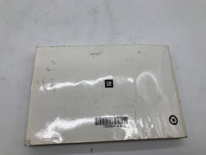 2009 Chevrolet Malibu Owners Manual OEM D01B13006