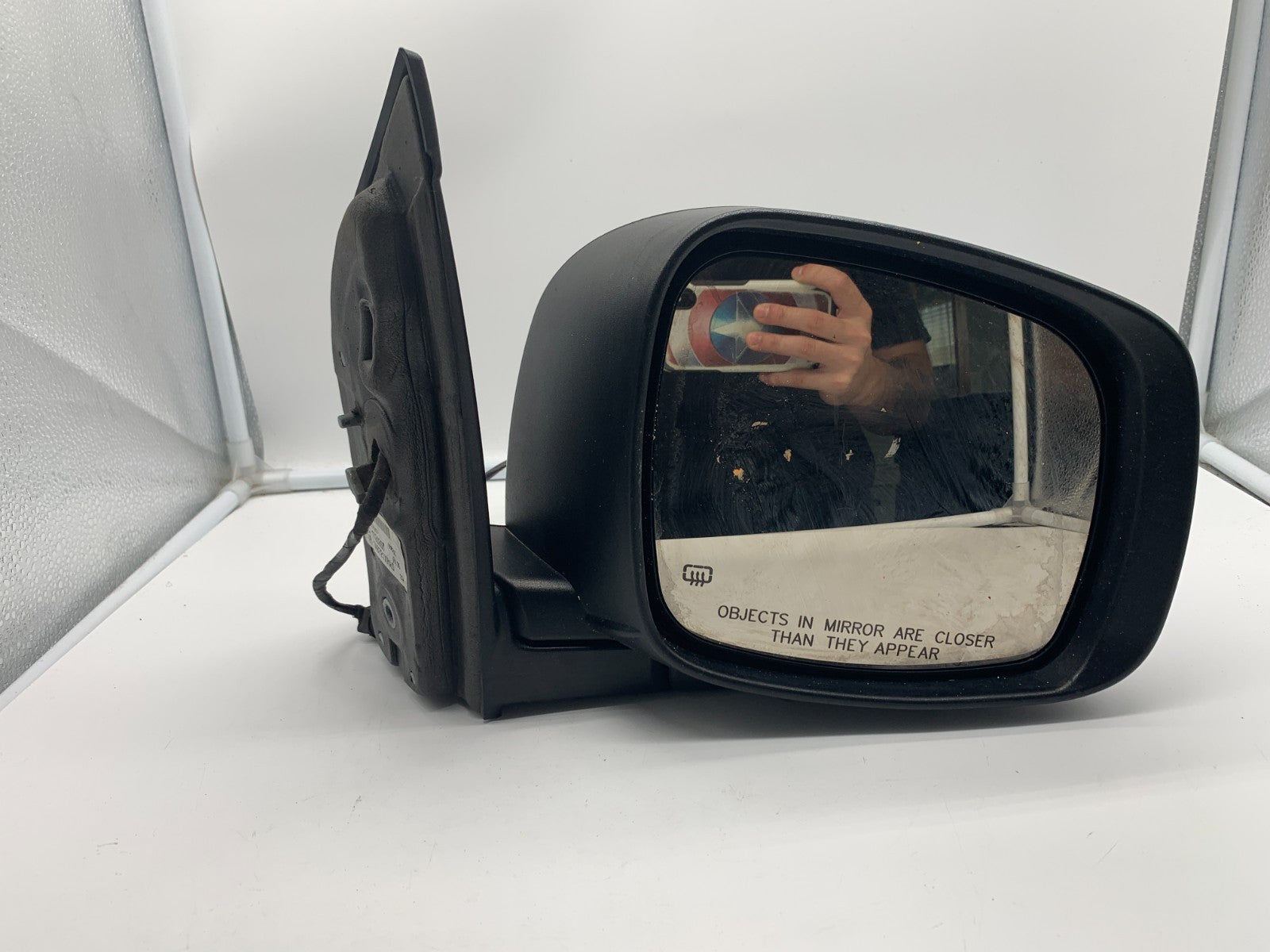 2011-2020 Dodge Caravan Passenger Side Power Door Mirror Black OEM B04B17001