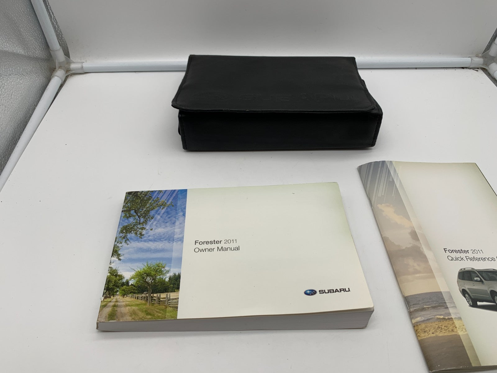 2011 Subaru Forester Owners Manual Set with Case OEM A01B44009