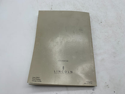 2002 Lincoln Navigator Owners Manual OEM A03B37011