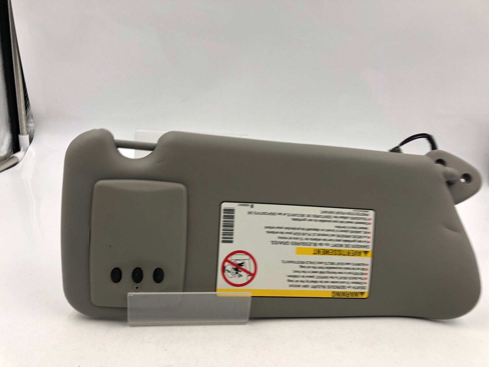 2003-2007 Cadillac CTS Driver Sun Visor Gray Illuminated OEM D02B61003