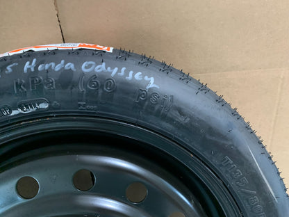 2011-2015 Honda Odyssey 17" Spare Tire Wheel Compact Donut T135/80D17 OEM