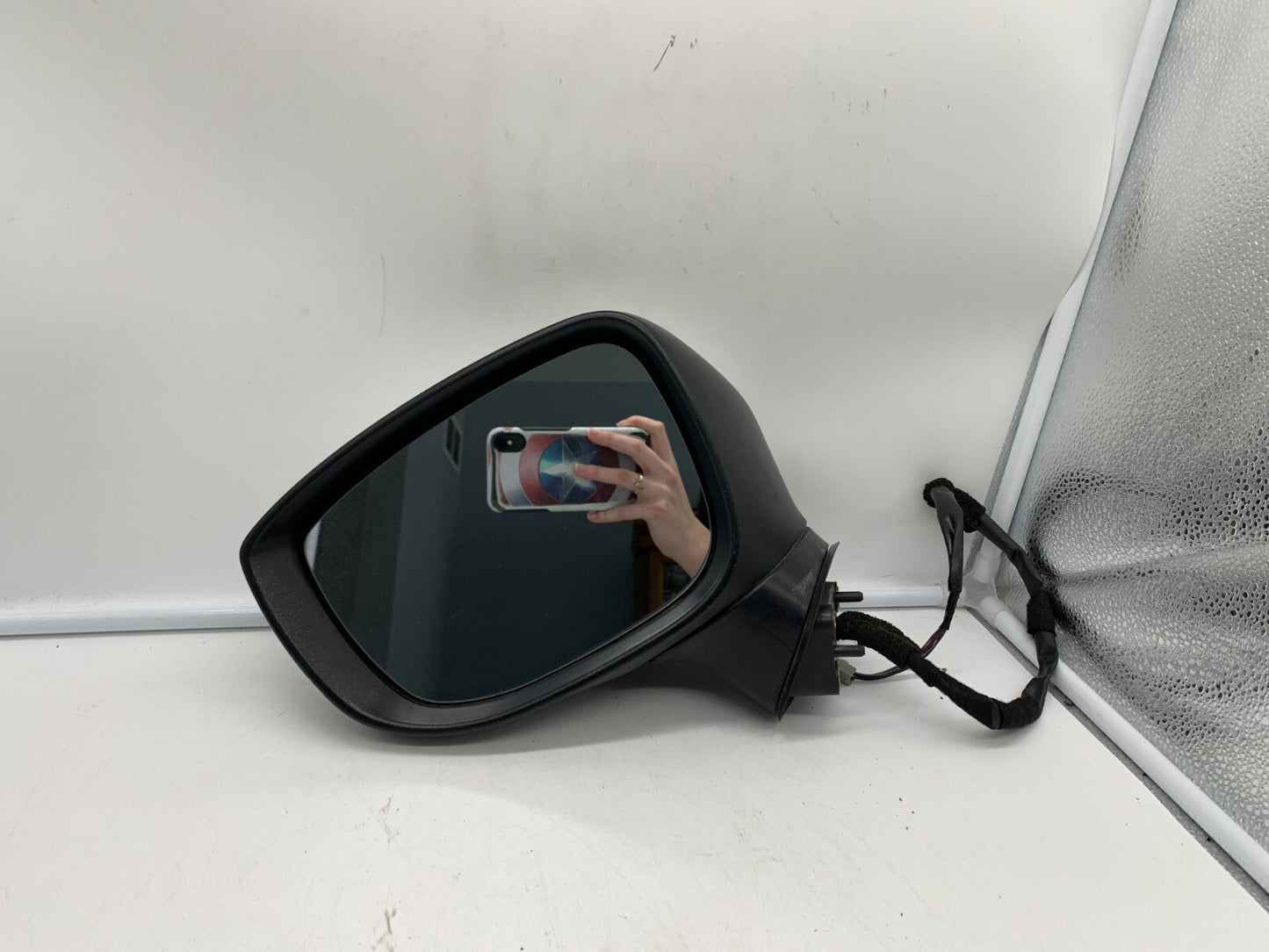 2017-2023 Mazda CX-5 Driver Side View Power Door Mirror Silver BSA OEM D03B47054