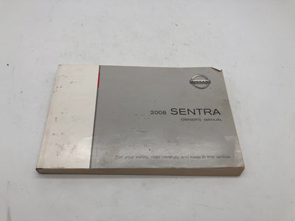 2008 Nissan Sentra Owners Manual OEM A02B19006