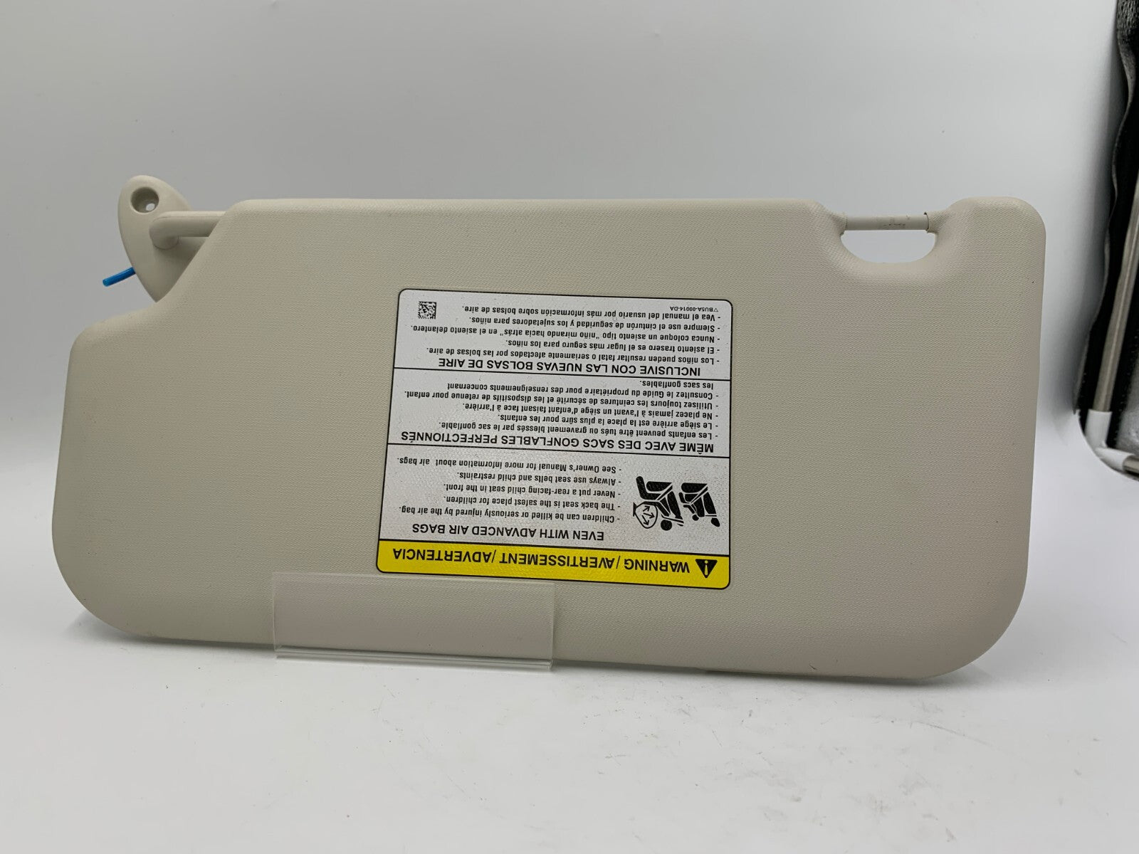 2012-2013 Ford Focus Passenger Sun Visor Gray OEM D03B61005