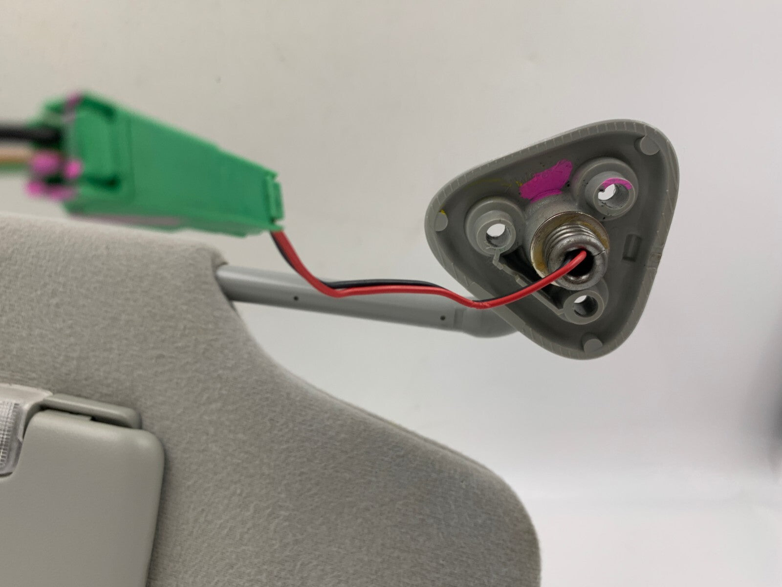 2005-2007 Mercury Montego Sun Visor  Gray Illuminated OEM A01B55042