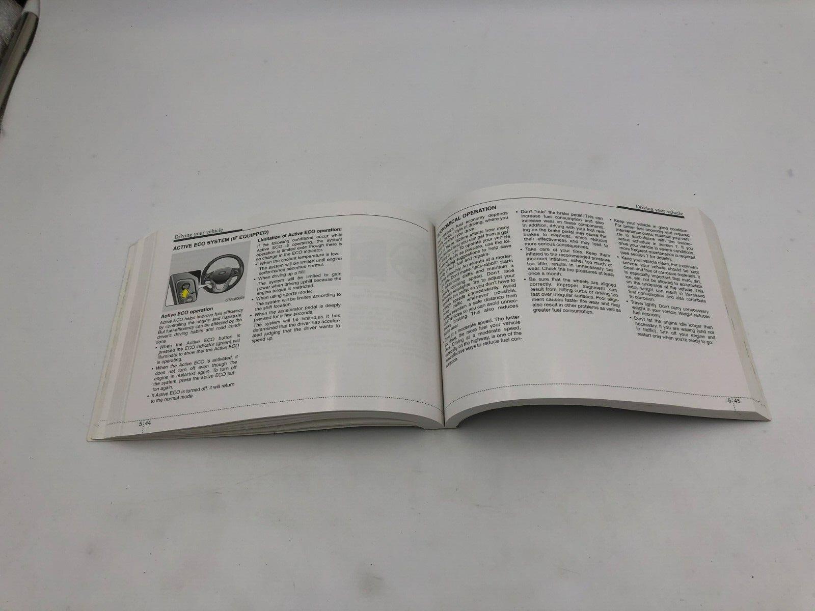 2013 Kia Optima Owners Manual OEM C04B26076