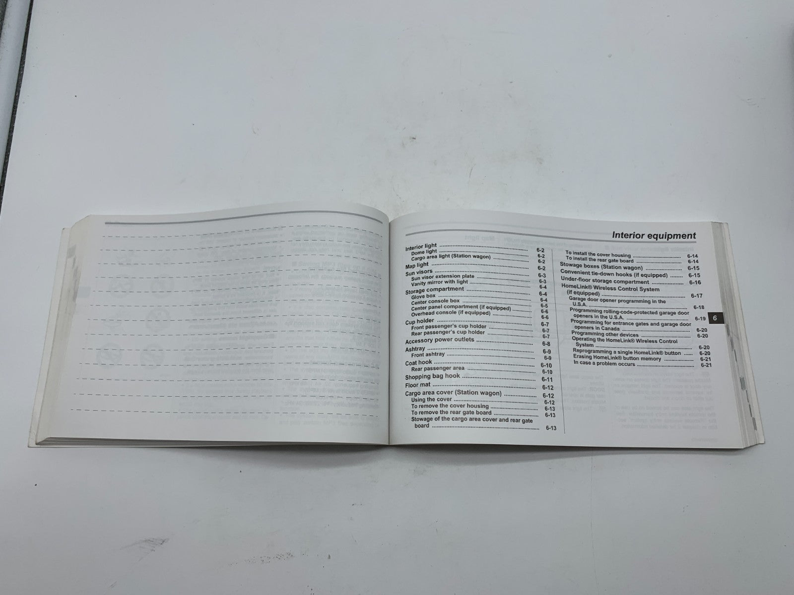 2006 Subaru Legacy Outback Owners Manual Set with Case OEM A04B08019