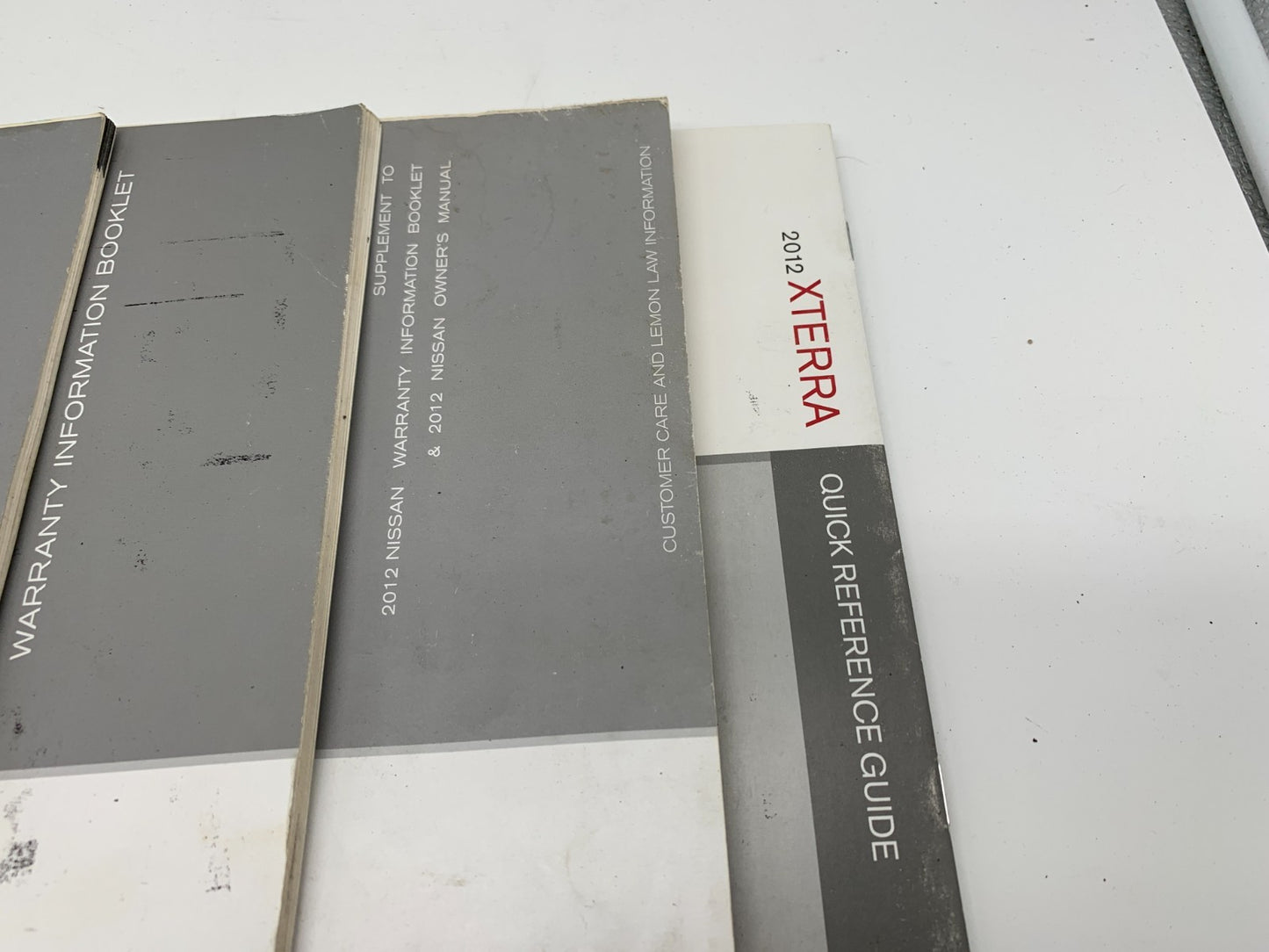 2012 Nissan Xterra Owners Manual Set OEM