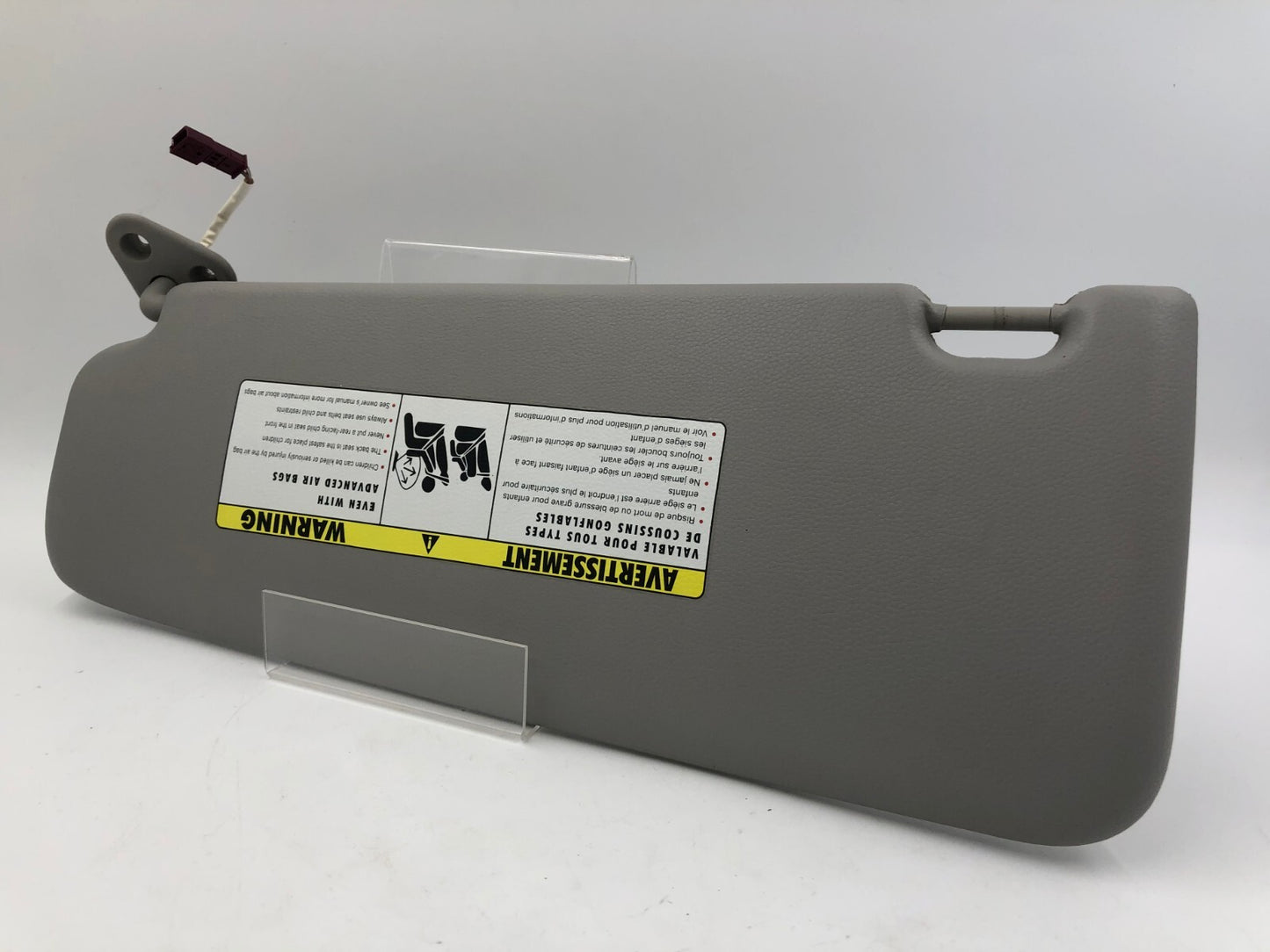 2006-2011 BMW 323i Passenger Sun Visor Gray Illumination OEM B01B25042