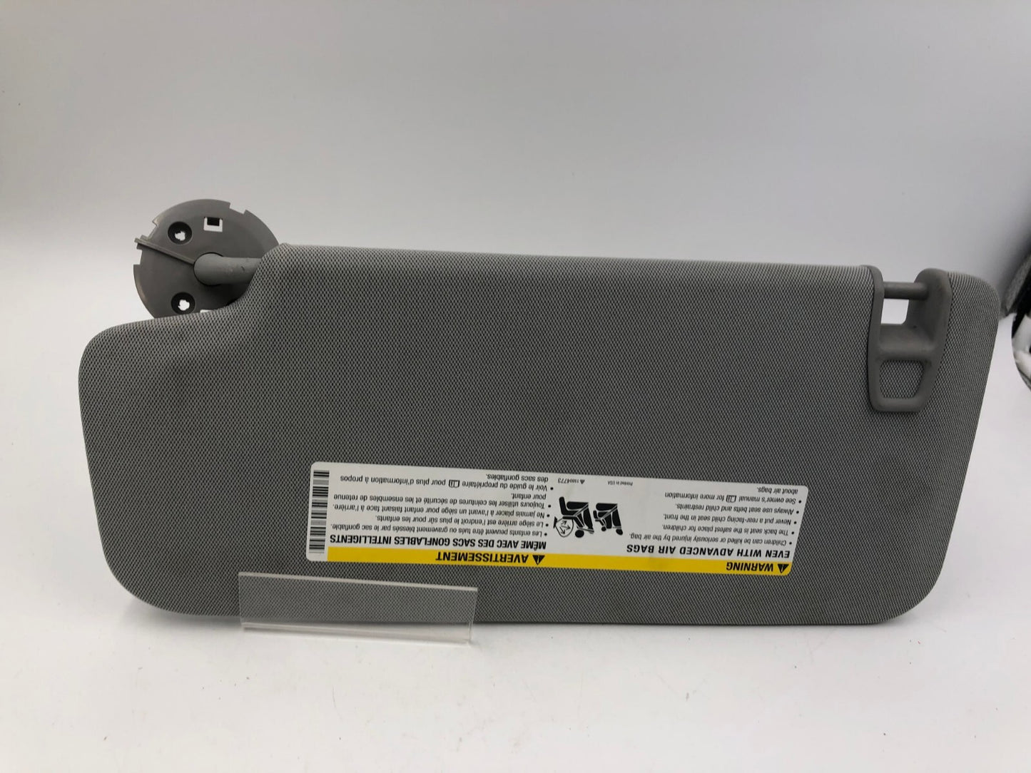 2017-2021 Chevrolet Trax Passenger Sun Visor Gray OEM C01B28022