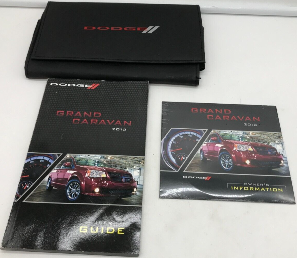 2012 Dodge Grand Caravan Owners Manual Set with Case OEM D04B66008