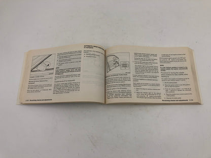 2009 Nissan Maxima Owners Manual OEM B04B32086