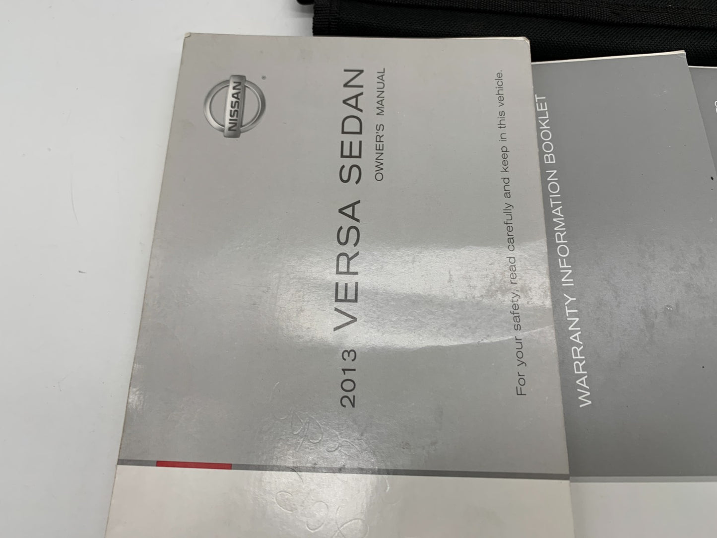 2013 Nissan Versa Sedan Owners Manual Set with Case OEM
