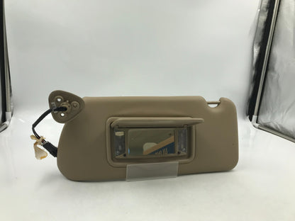 2004-2009 Cadillac SRX Driver Sun Visor Tan Illuminated OEM C04B42009
