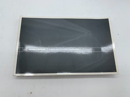 2008 Subaru Legacy Owners Manual Set with Case OEM D02B70013