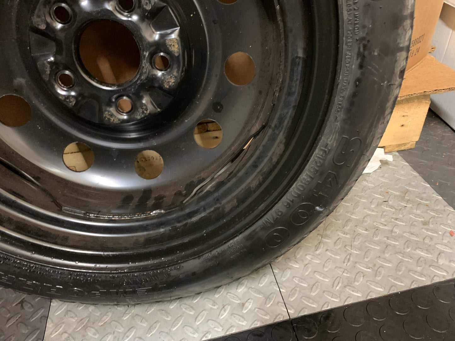 2015-2025 Hyundai Elantra 16" Spare Tire Compact Donut T125/80D16 97M Hankook