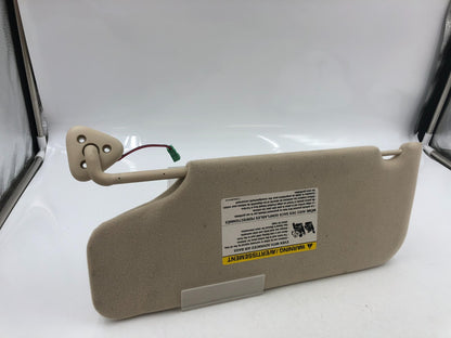 2008-2009 Ford Taurus Passenger Sun Visor Sunvisor Tan Illuminated OEM E01B18033