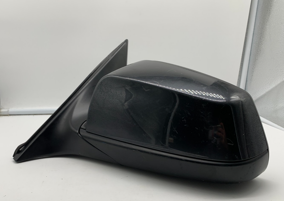 2011-2012 BMW 740i Driver Side View Power Door Mirror Black OEM C04B62022
