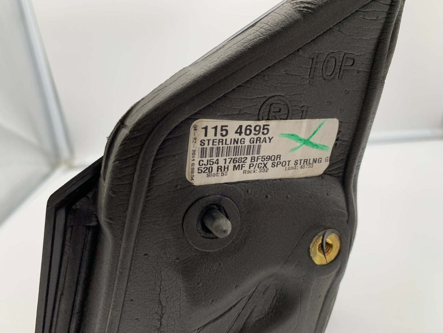 2013-2016 Ford Escape Passenger Side View Power Door Mirror Gray OEM C03B49002